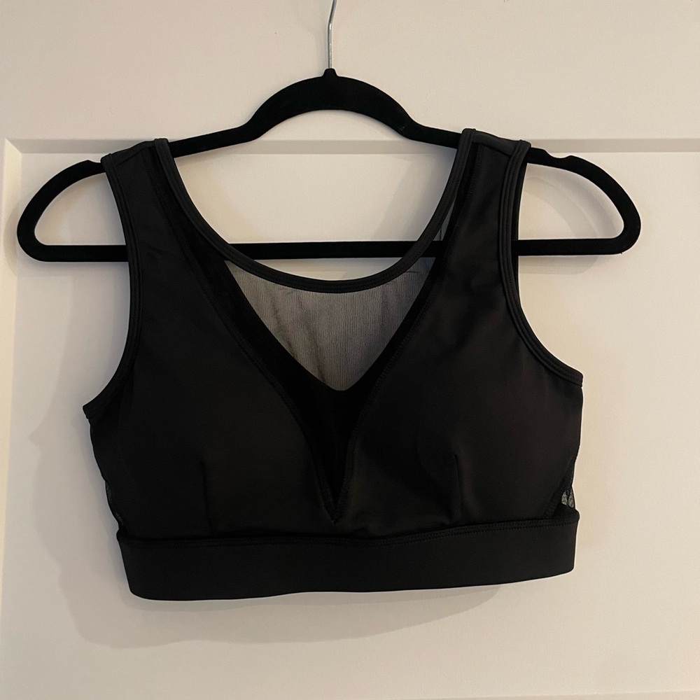 Cleo Harper Black Racerback Sports Bra